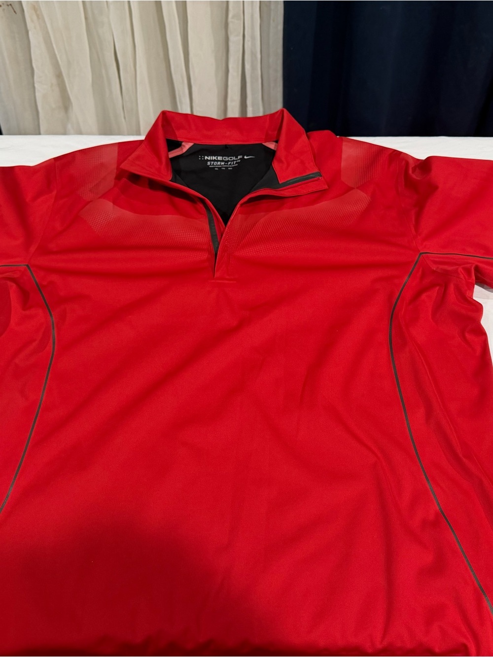 Nike Golf Storm-FIT 20 Men’s XXL Red 1/4 Zip Pullover Waterproof Jacket